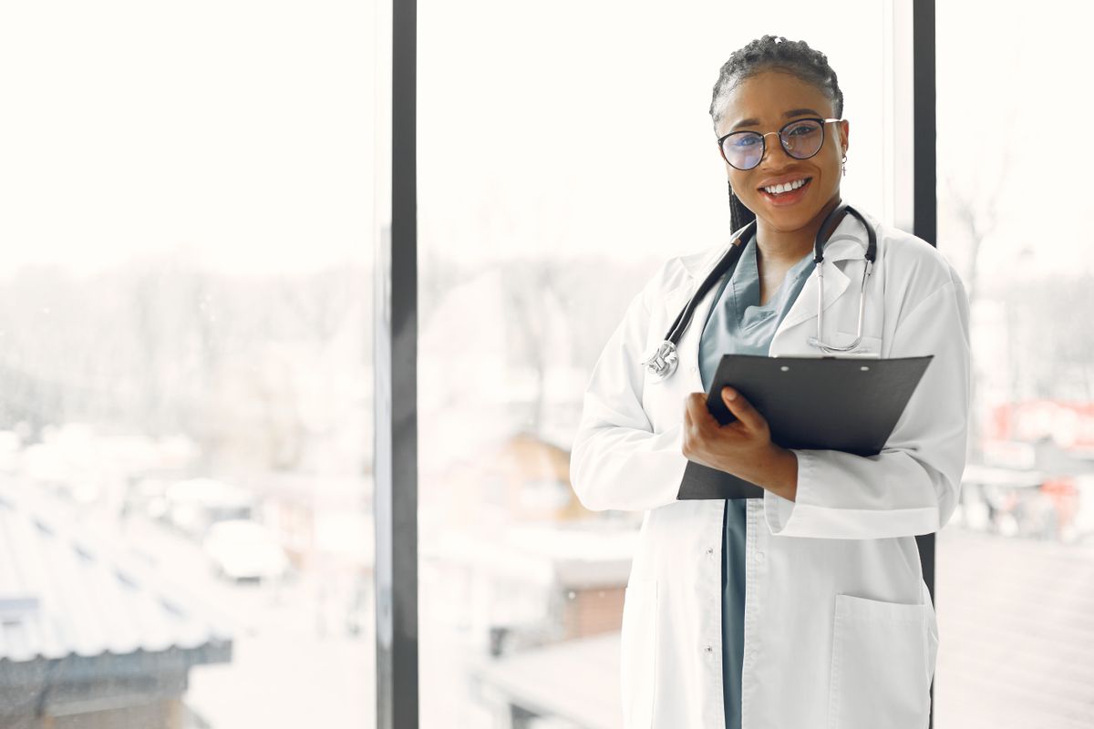 A physician who owns and runs her own practice
